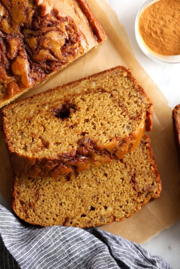 Cinnamon Swirl Banana Bread