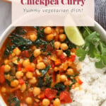 chickpea curry recipe