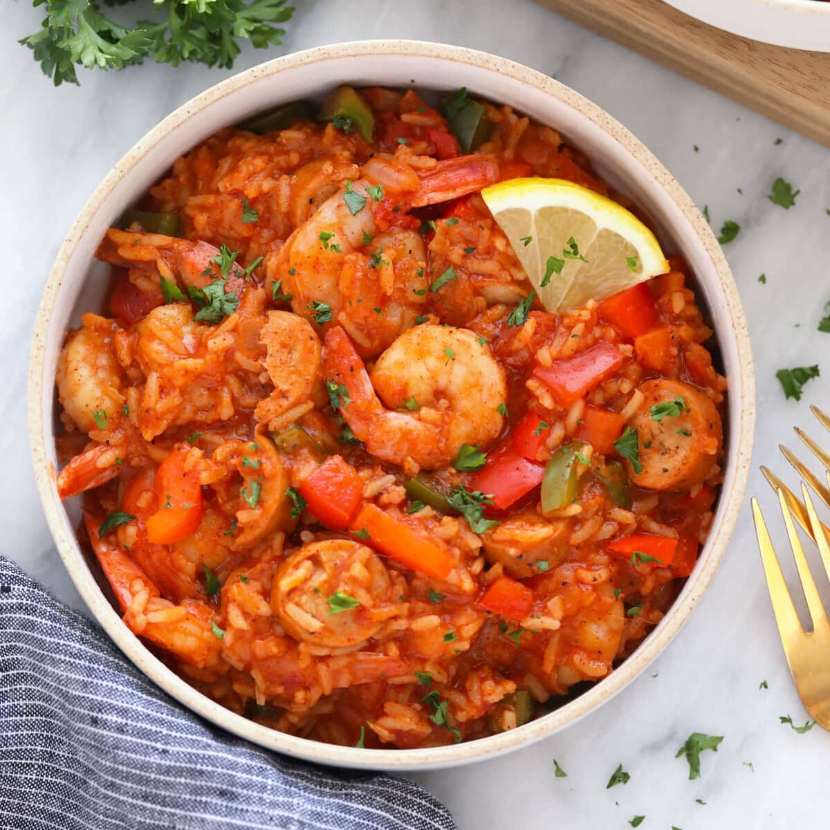 Instant Pot Jambalaya (ready In Less Than 1 Hour! ) - Fit Foodie Finds