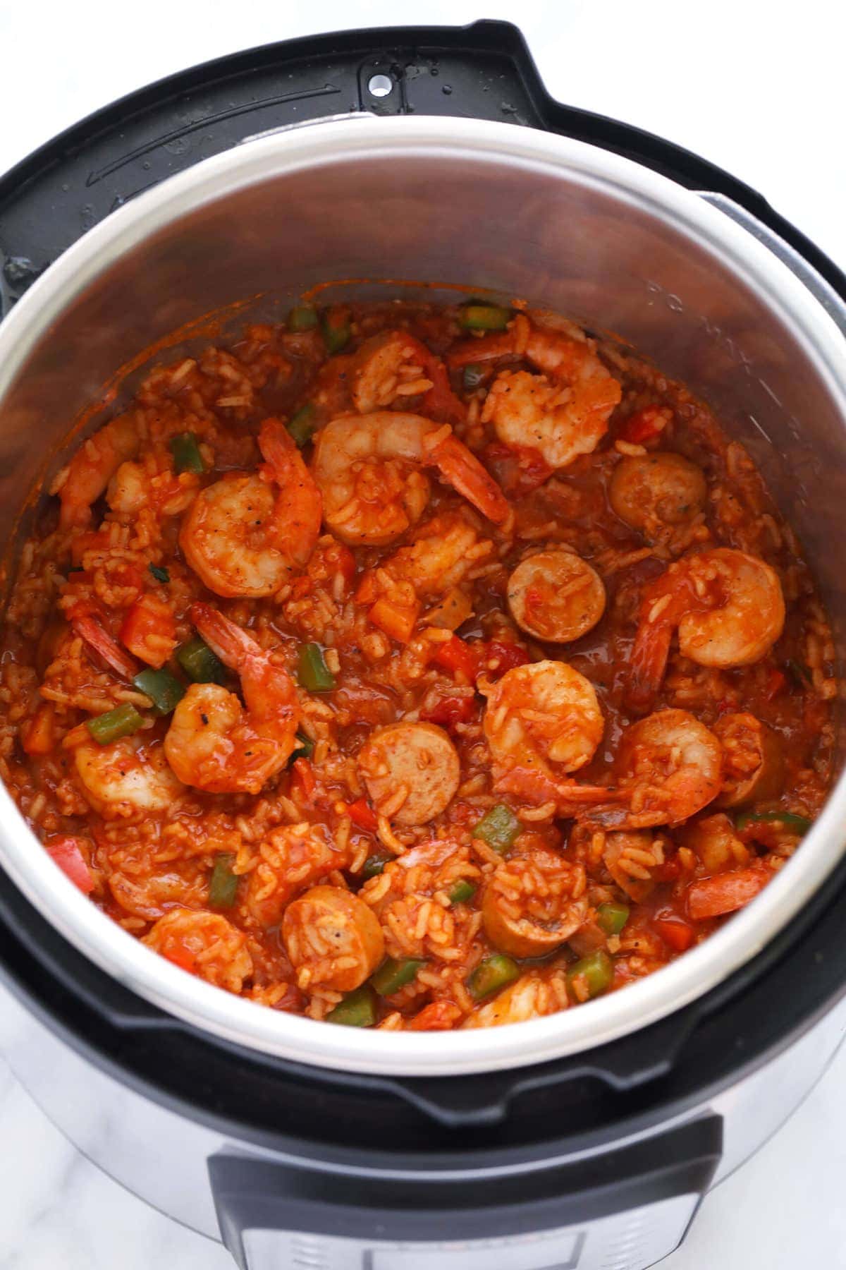 Instant Pot Jambalaya (Ready in less than 1 hour! ) - Fit Foodie Finds