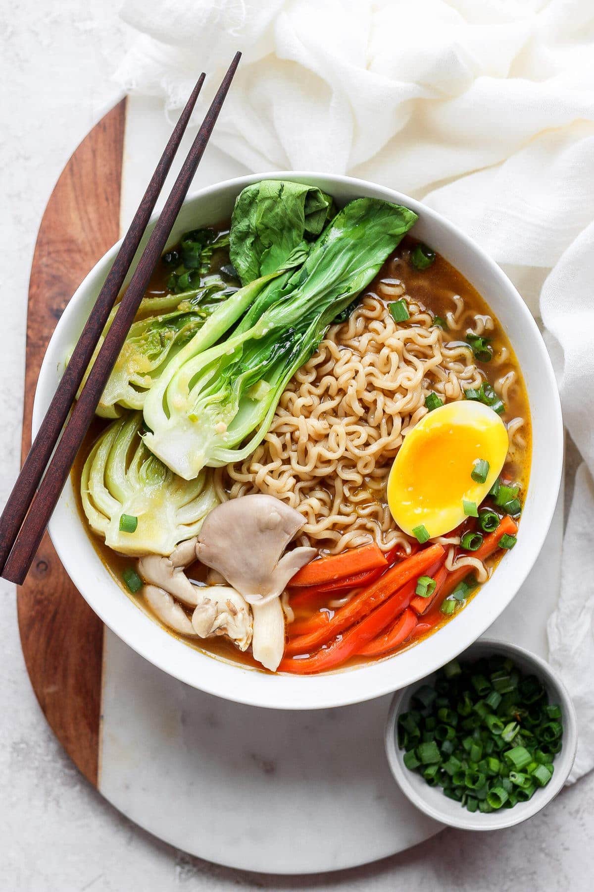 Ramen Recipe (Made with Black Tea + Ginger Broth!) - Fit Foodie Finds