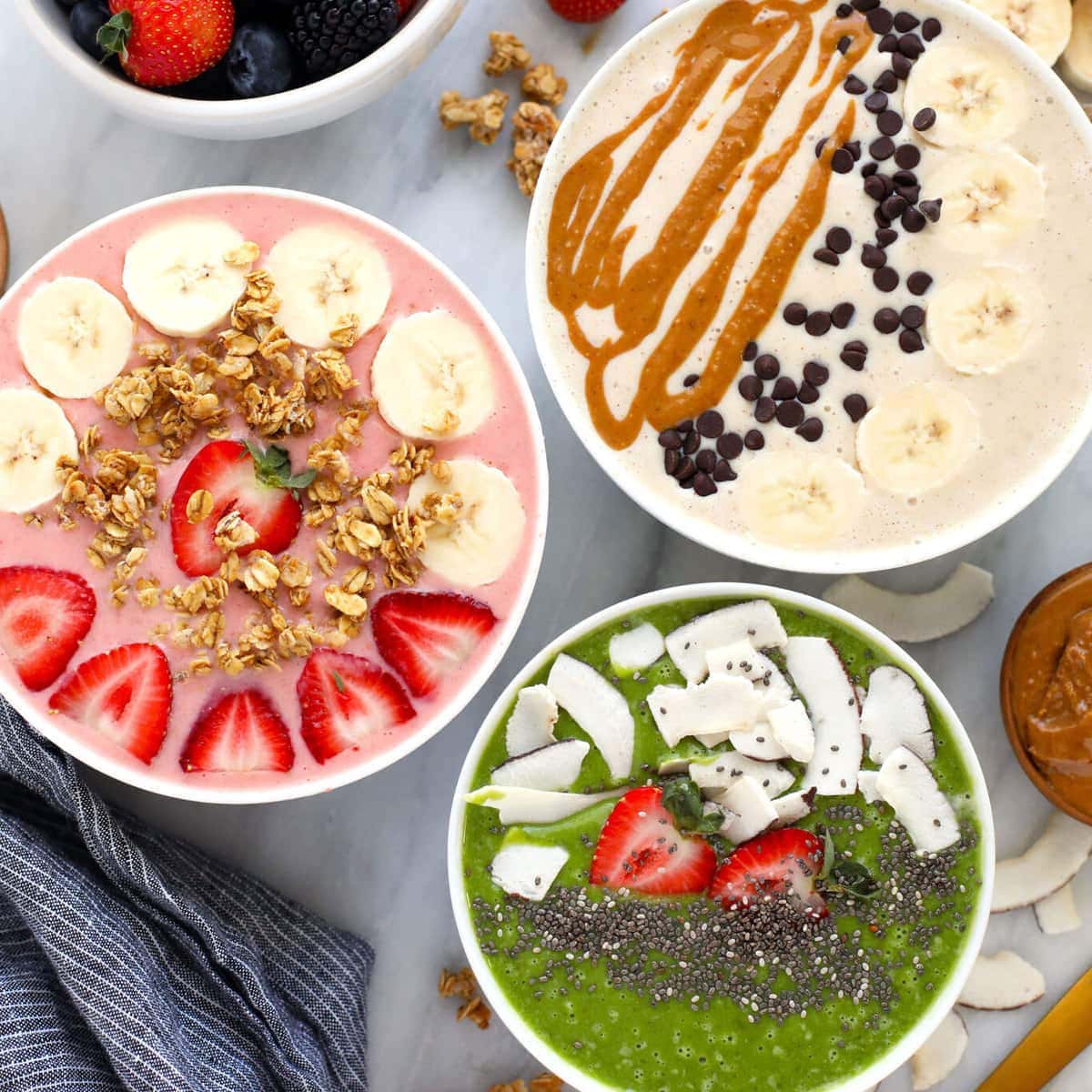  Easy Homemade Smoothie Bowls for Breakfast