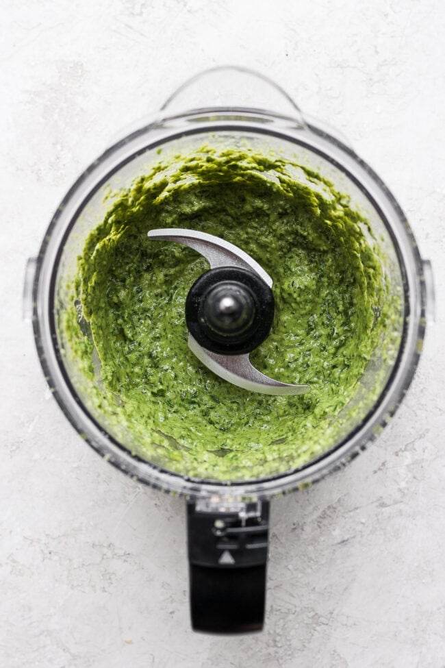 Simple Vegan Pesto (fresh and flavorful!) - Fit Foodie Finds