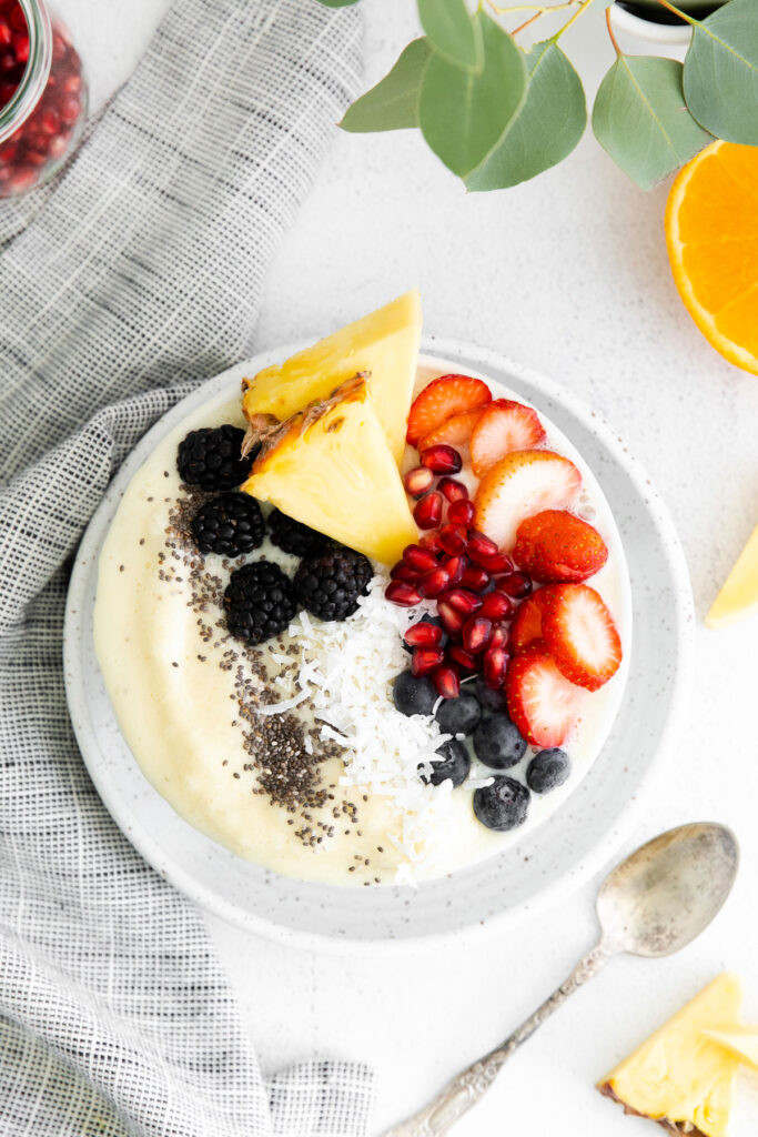 Pineapple Smoothie - Fit Foodie Finds