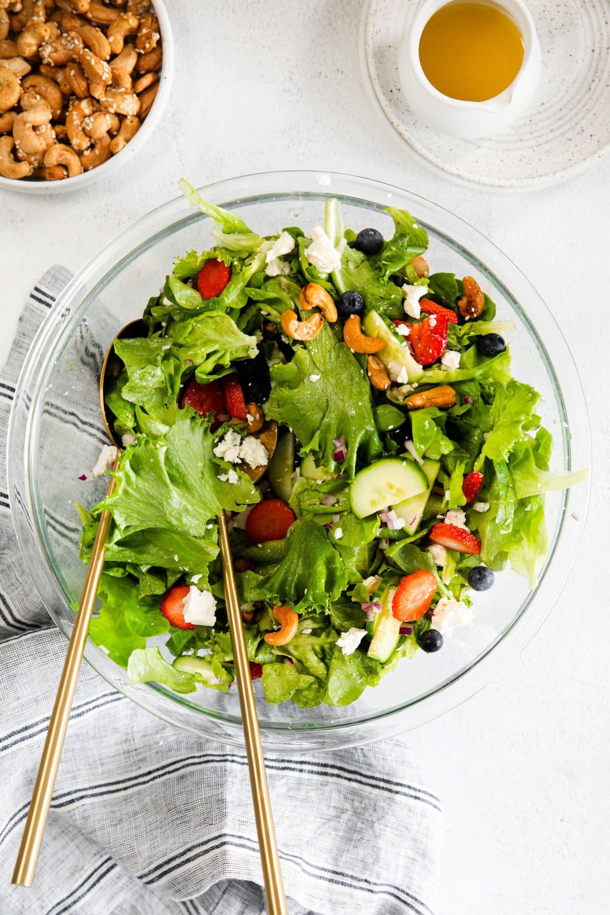 Colorful Spring Mix Salad - Fit Foodie Finds