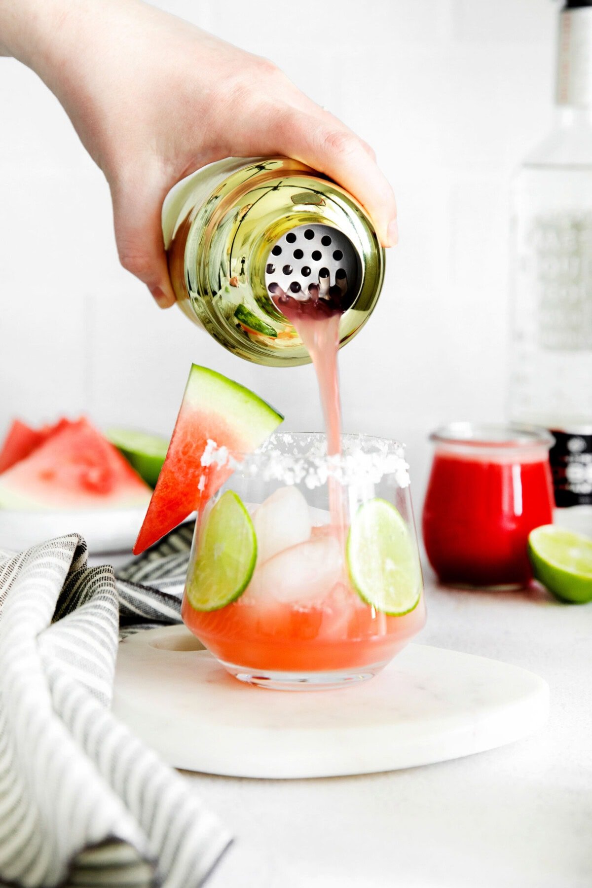 Refreshing Watermelon Margarita (4 Ingredient!) - Fit Foodie Finds