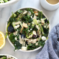 Asparagus salad in a bowl.