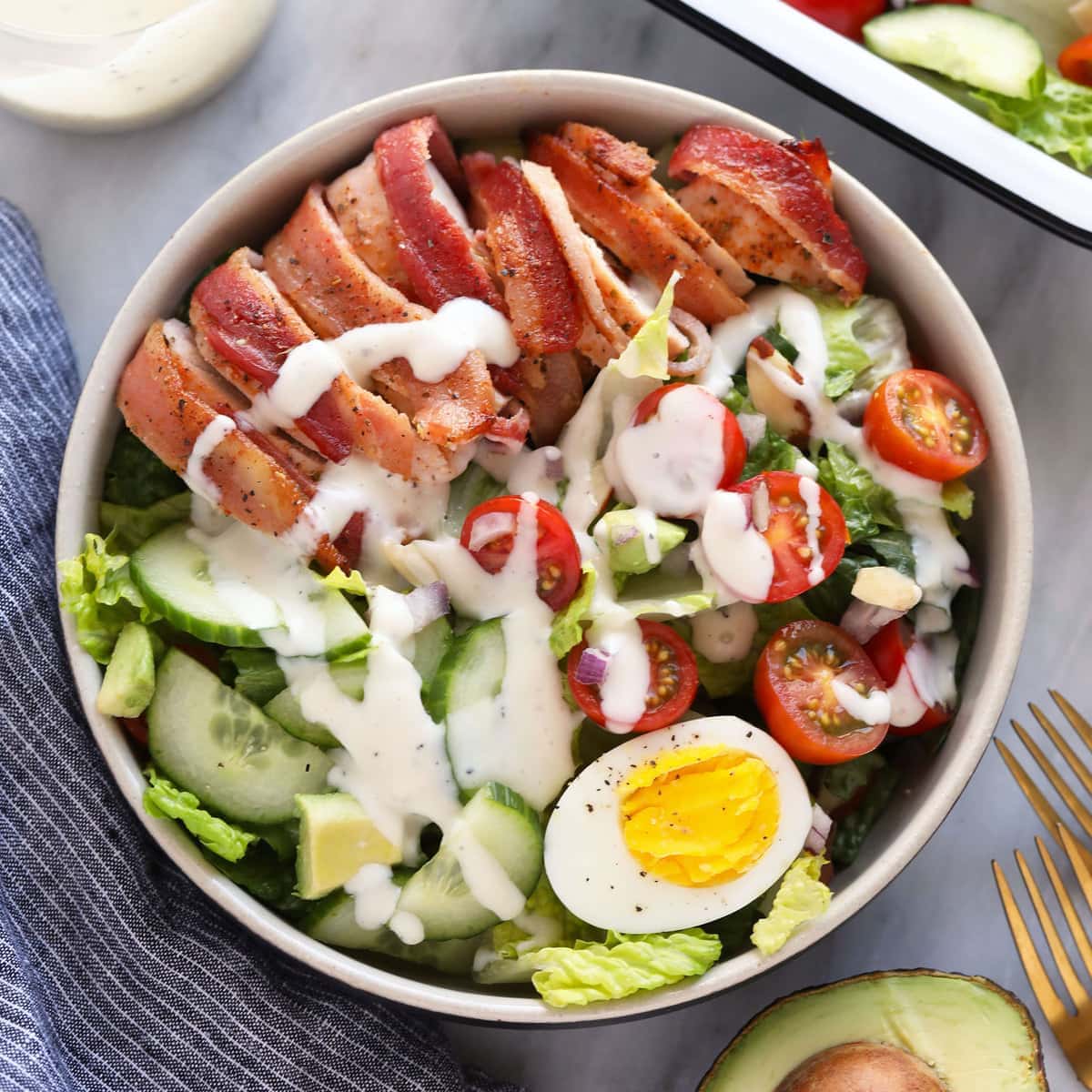 Bacon-Wrapped Chicken Salad - Fit Foodie Finds