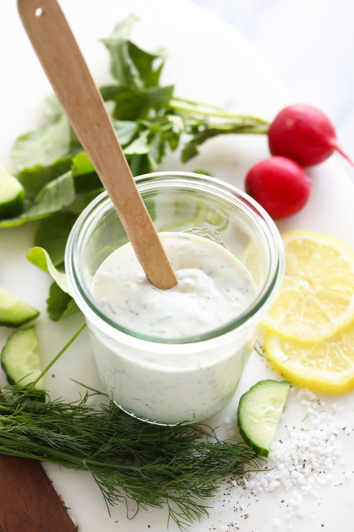 Greek Yogurt Dressing - Fit Foodie Finds