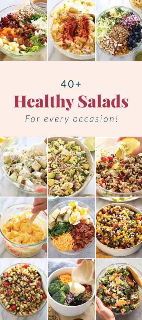 Healthy Salad Ideas (For Every Occasion!) - Fit Foodie Finds