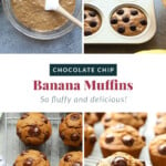 banana chocolate chip muffins