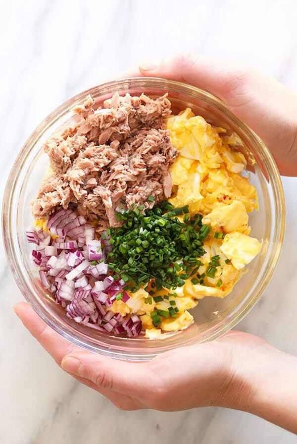 tuna egg salad