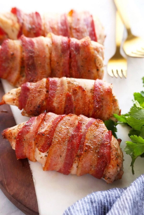 bacon wrapped chicken