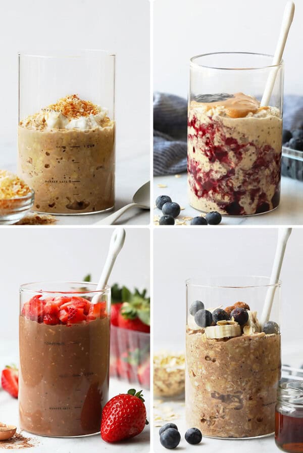 4 overnight oats flavors