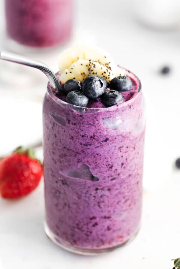 smoothie in glass