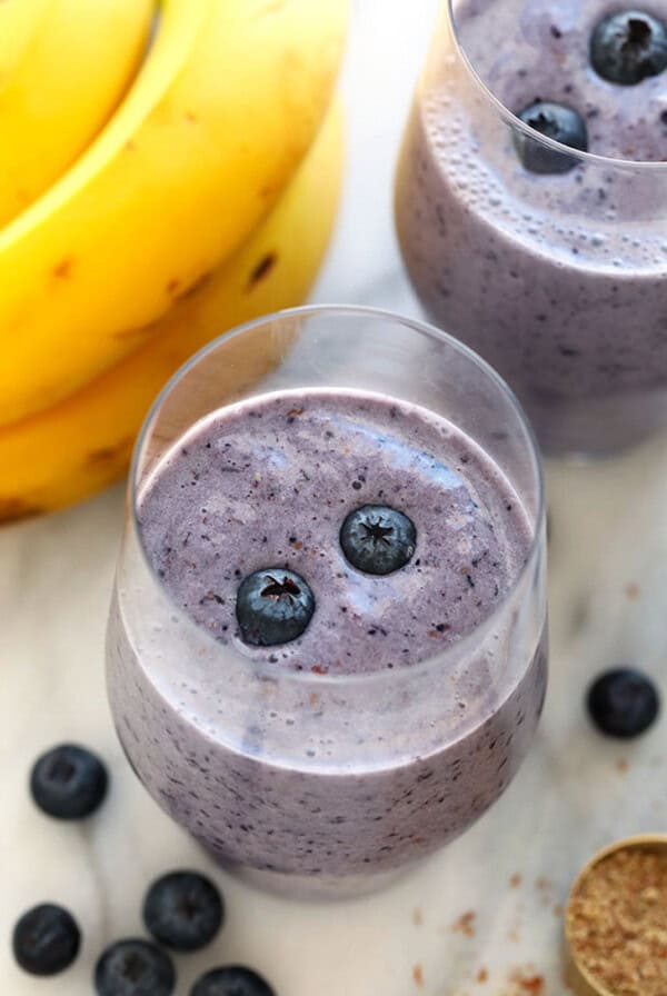 smoothie in glass