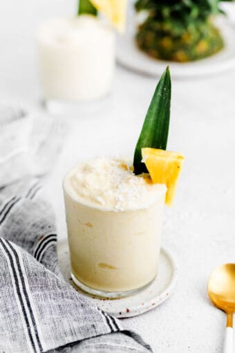 Refreshing Piña Colada Recipe (no added sugar!) - Fit Foodie Finds