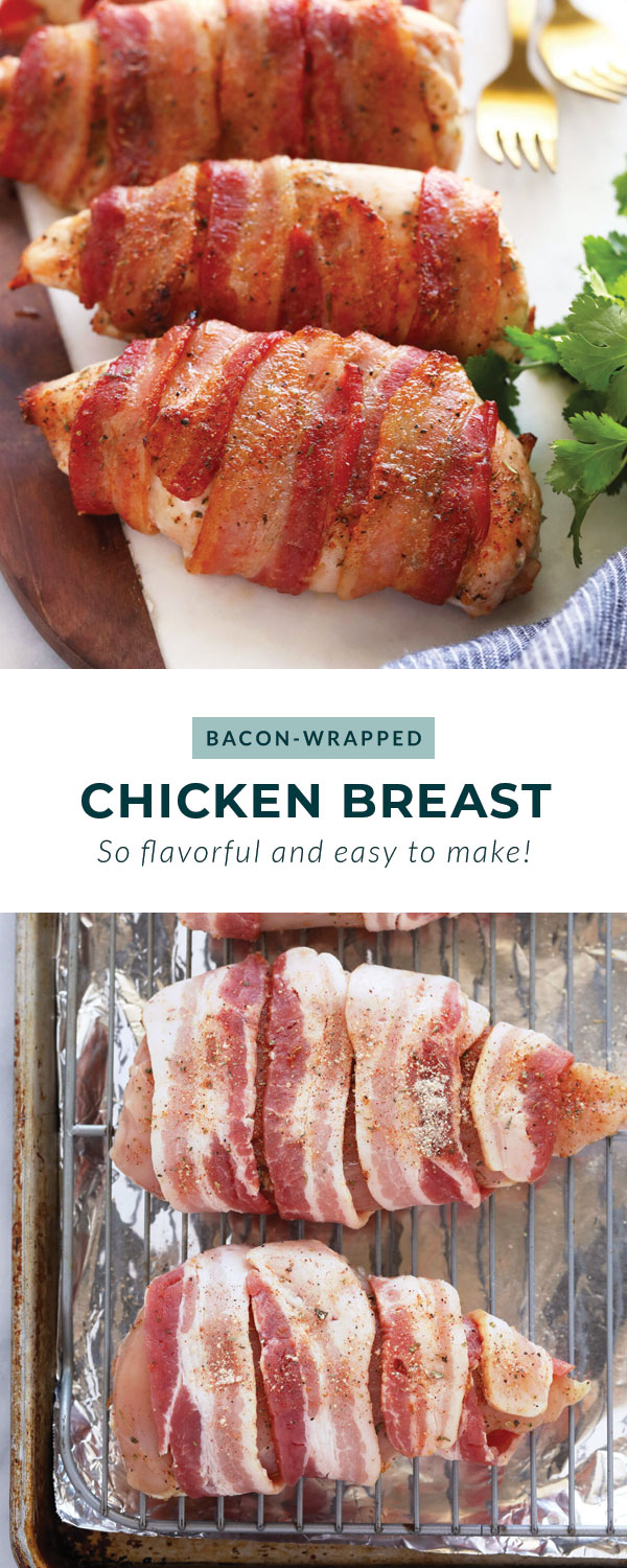 Easy Bacon Wrapped Chicken Breast - Fit Foodie Finds