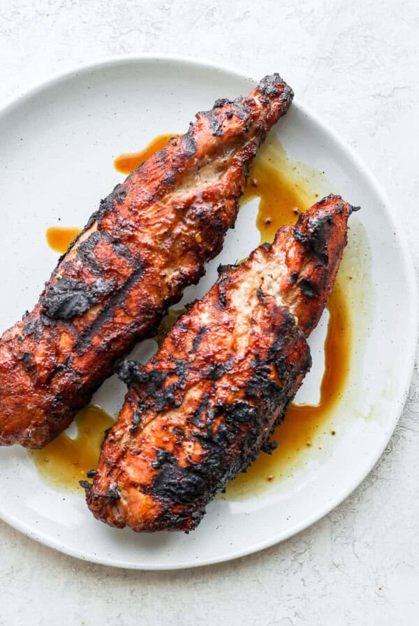 pork tenderloin on plate