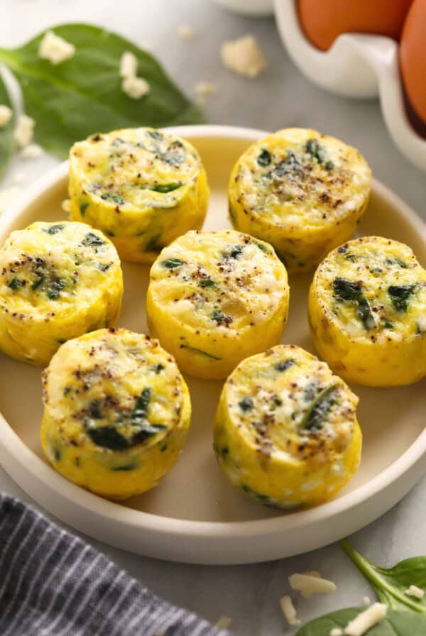 egg bites on plate