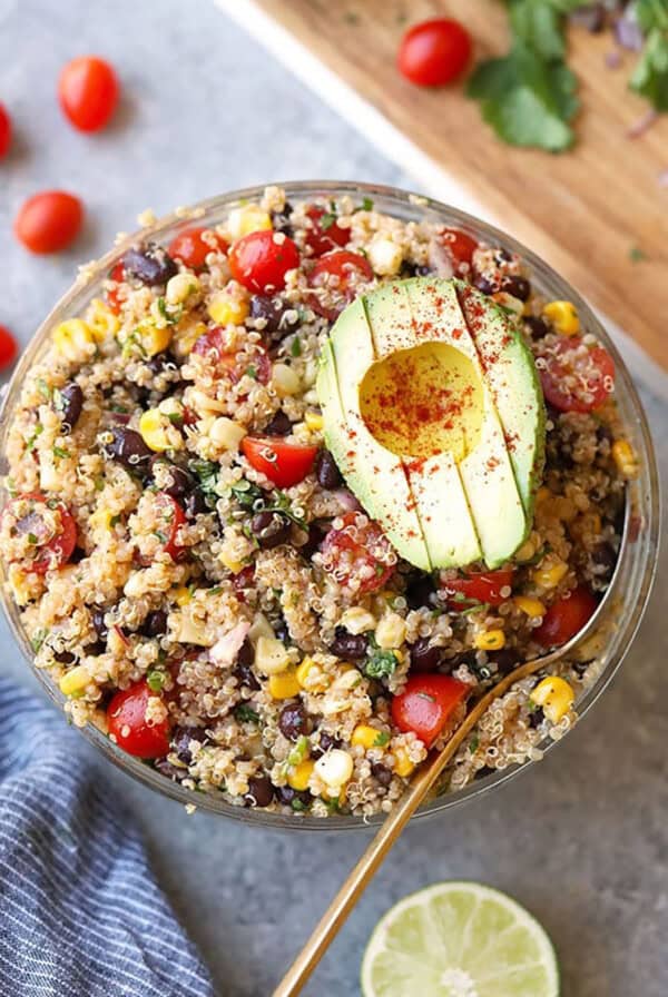 quinoa salad in bowl