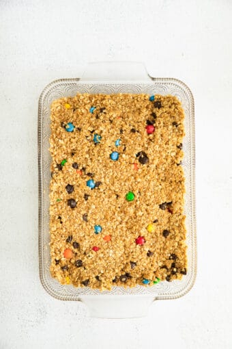 Monster Cookie Bars (flourless!) - Fit Foodie Finds