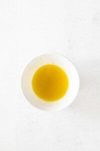 dressing in bowl.