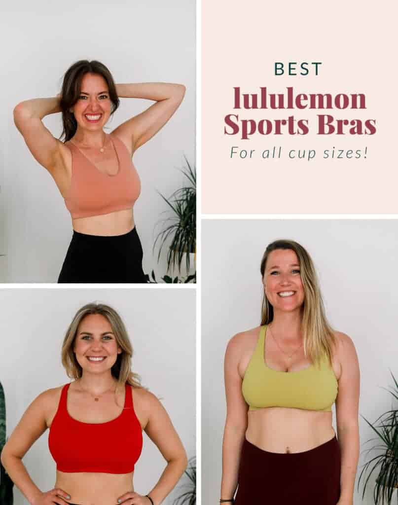 3 women in sports bras.