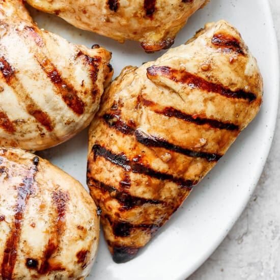 grilled chicken on plate