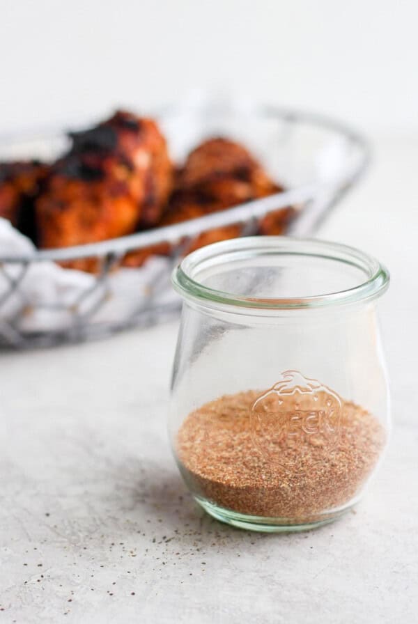 jar of dry rub