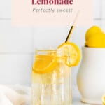 A jar of lemonade.