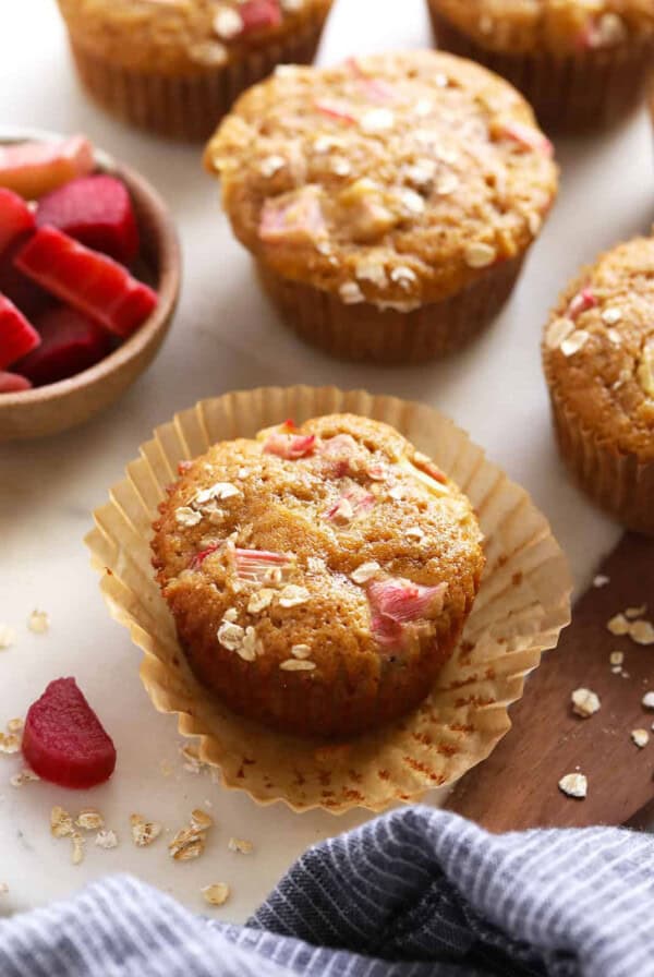 rhubarb muffin