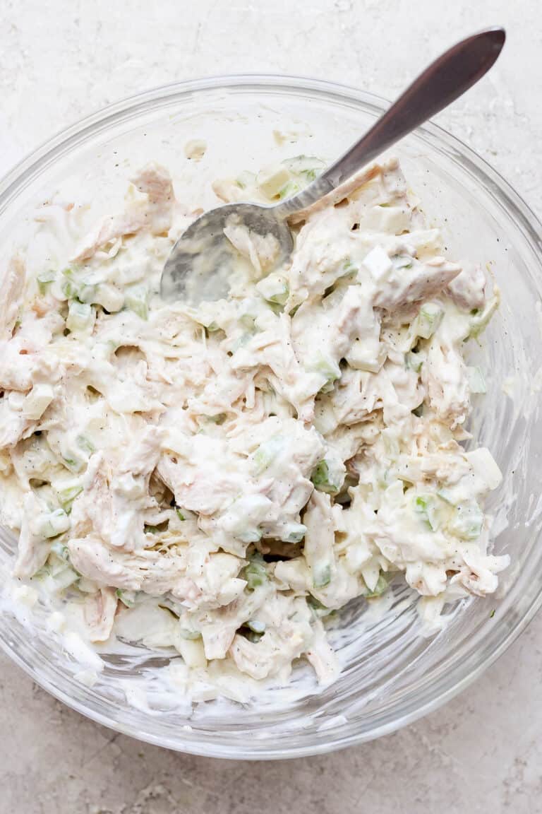 Smoked Chicken Salad (use leftover smoked chicken!) - Fit Foodie Finds