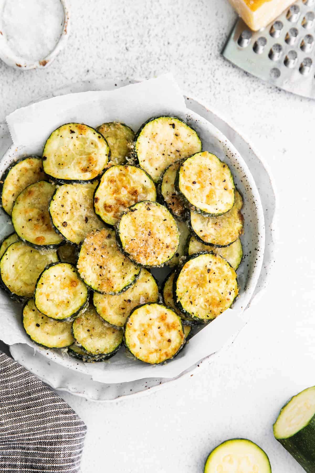 The BEST Baked Zucchini (with Parmesan) | Health Fitness Design
