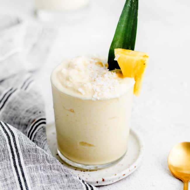 Refreshing Piña Colada Recipe (no added sugar!) - Fit Foodie Finds