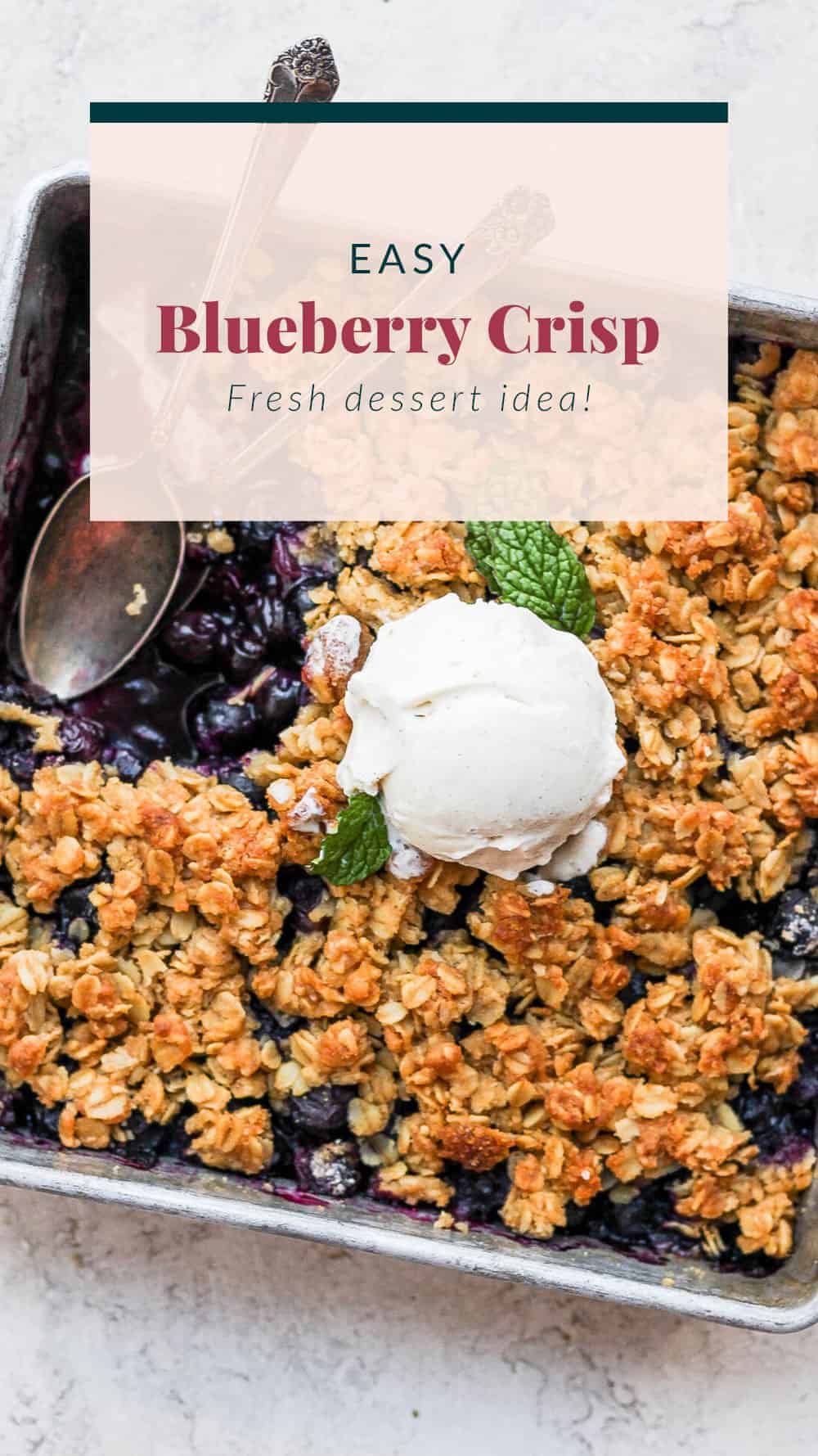 Blueberry Crisp - Fit Foodie Finds