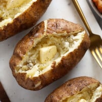 smoked baked potatoes