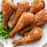 chicken legs on plate