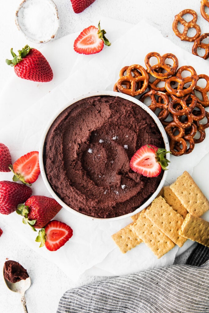 Chocolate Hummus - Fit Foodie Finds