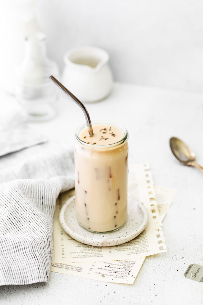 Iced Almond Milk Latte - Cookhouse Diary