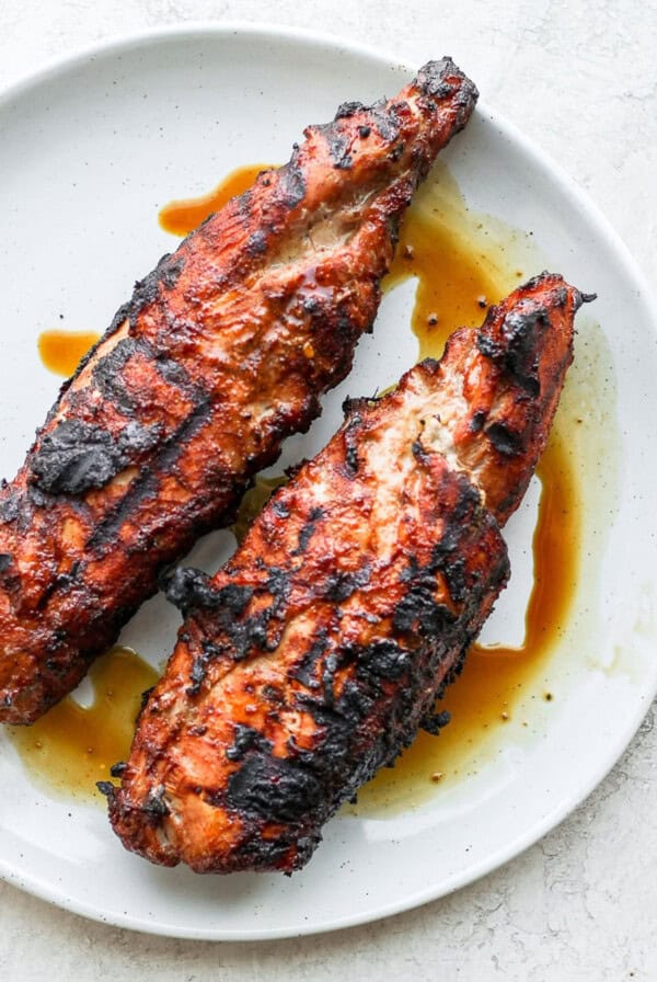 pork tenderloin on plate