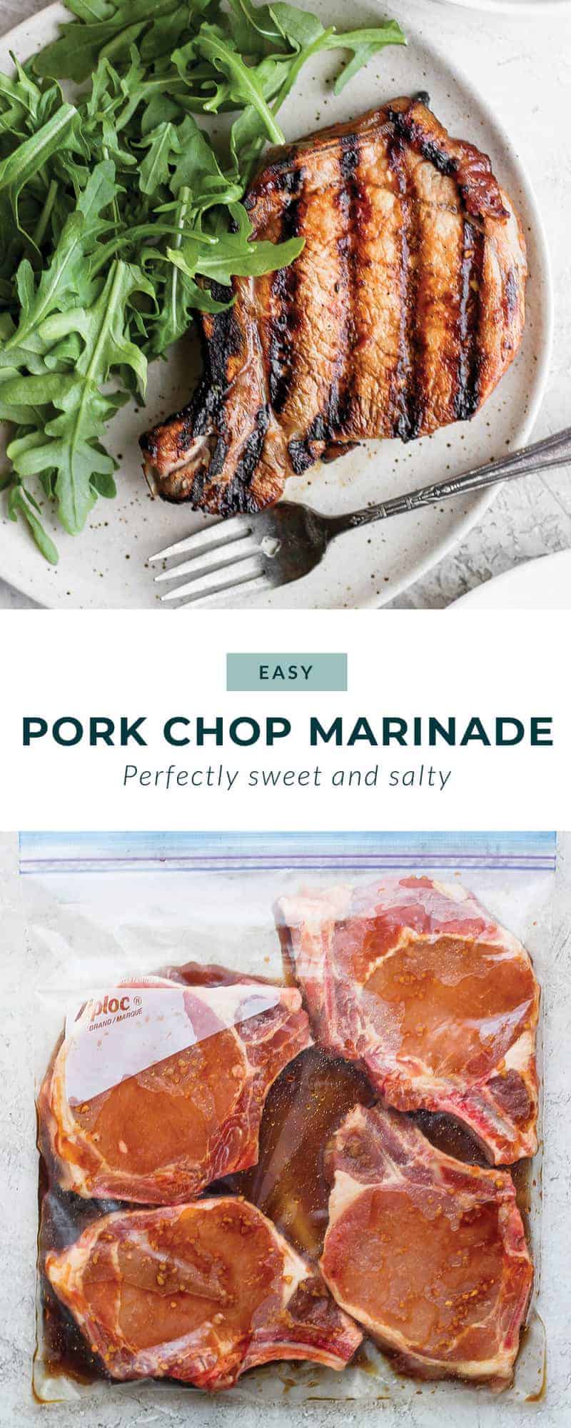 Juicy Pork Chop Marinade (5 Ingredients) - Fit Foodie Finds