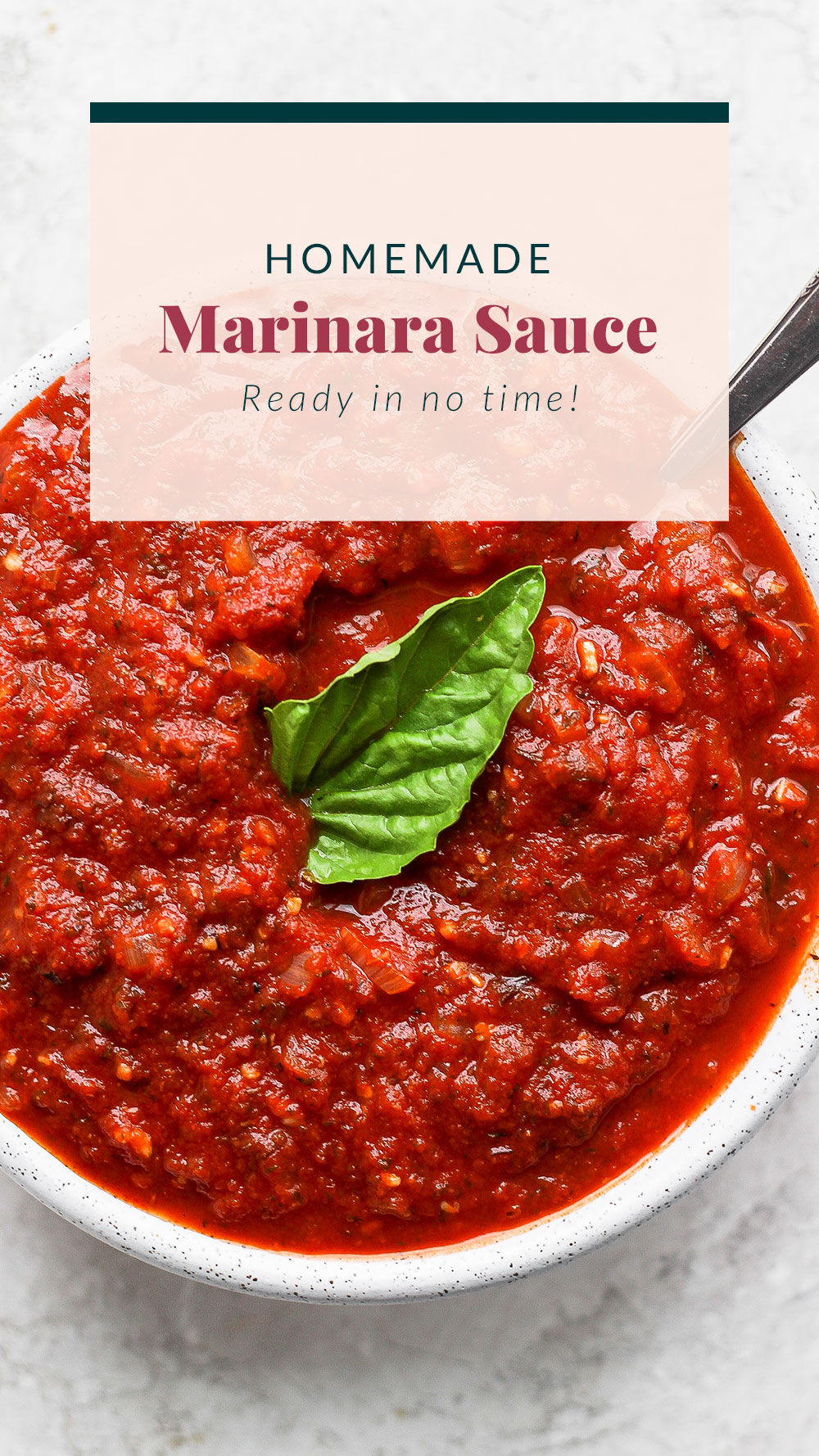 Homemade Marinara Sauce (How to Make Marinara Sauce) - Fit Foodie Finds