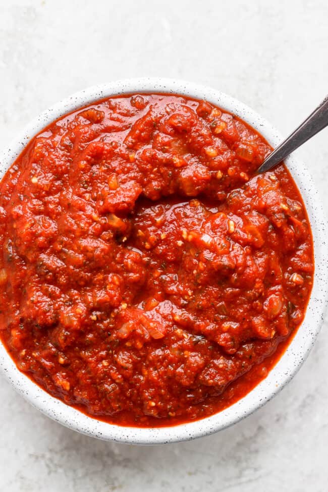 Homemade Marinara Sauce (How to Make Marinara Sauce) - Fit Foodie Finds