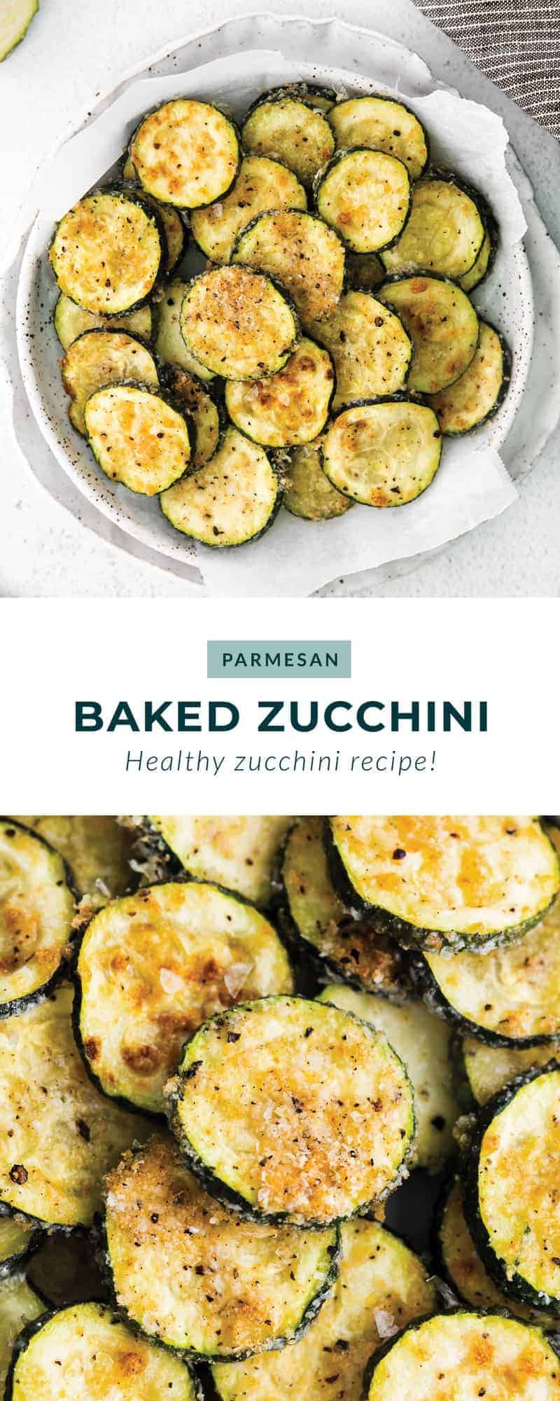 Simple Baked Zucchini (with Parmesan) - Fit Foodie Finds