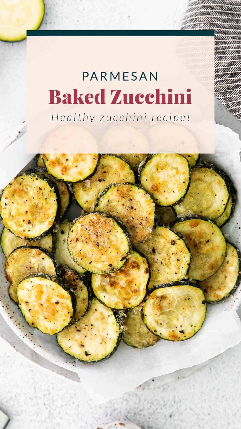 Simple Baked Zucchini (with Parmesan) - Fit Foodie Finds