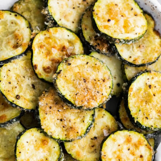 The BEST Baked Zucchini (with Parmesan) - Fit Foodie Finds