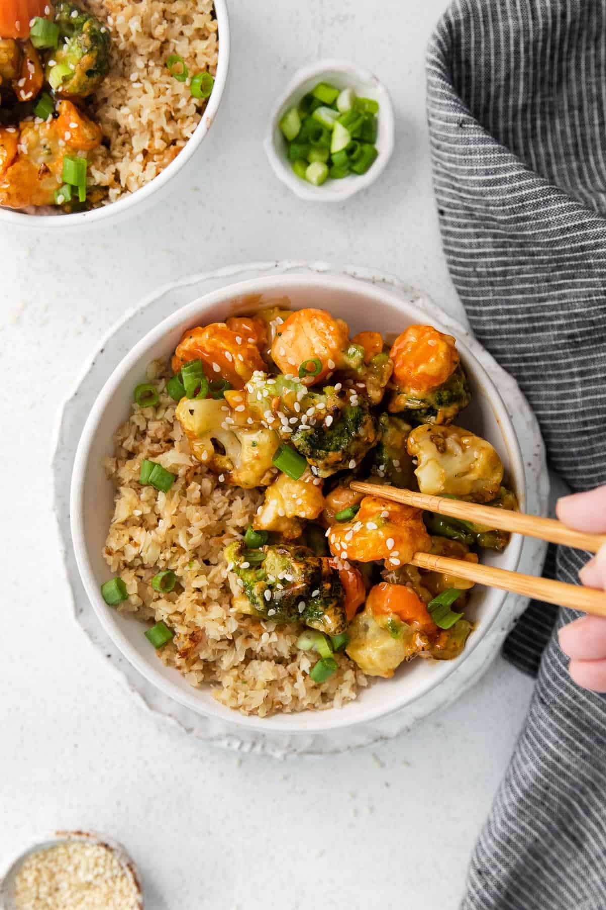 sweet and sour veggies in bowl