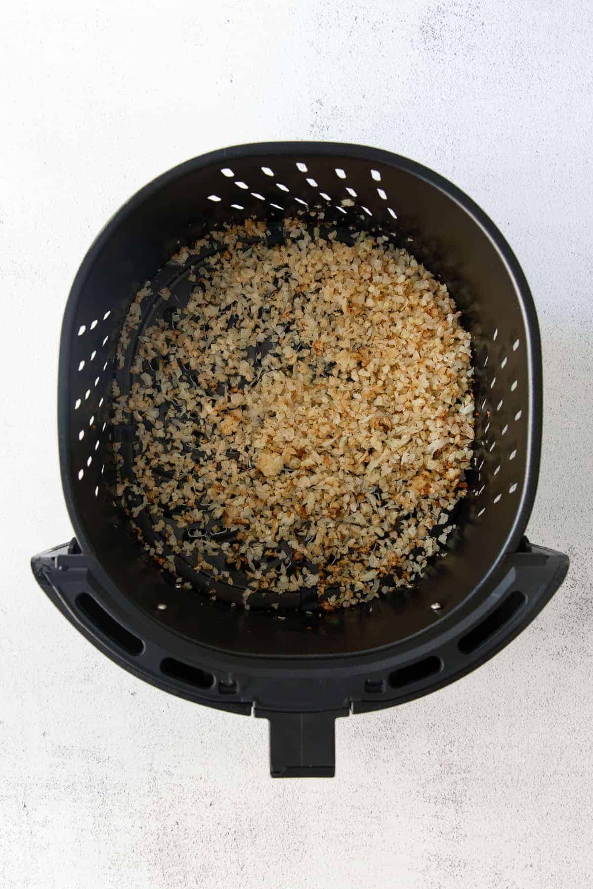 air fryer cauliflower rice