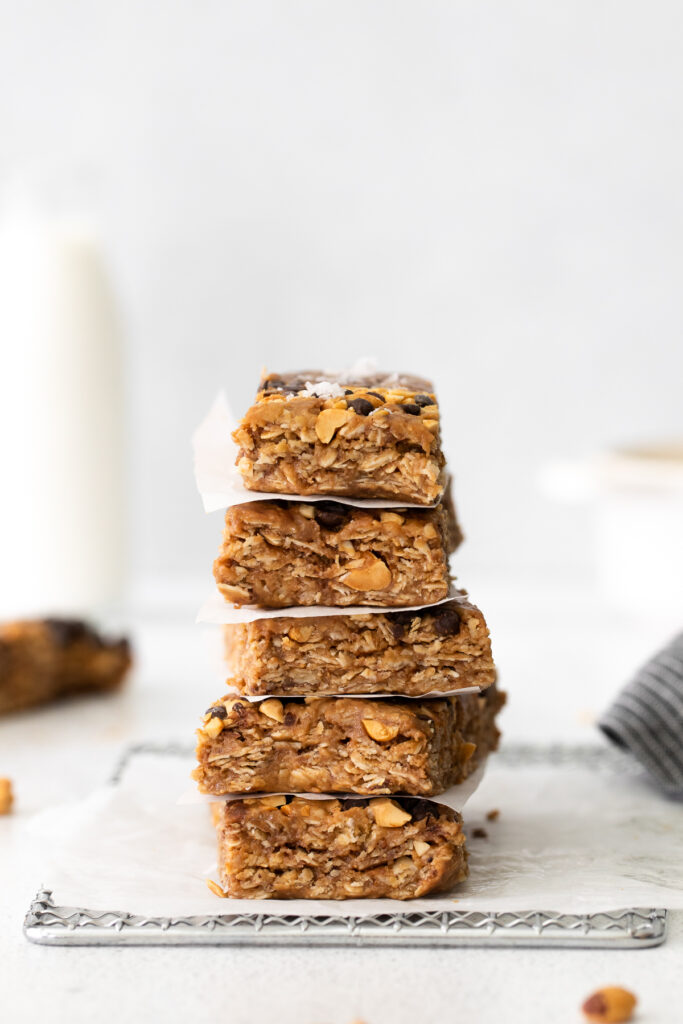 stack of granola bars